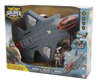 Set de jouets Soldier Force Command Hawk Jet Fighter-Côté droit