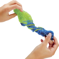 Play-Doh Crystal Crunch - fluogroen en donkerblauw-Afbeelding 1