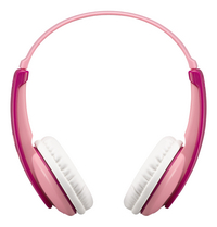 JVC Bluetooth hoofdtelefoon HA-KD10W voor kinderen roze/paars