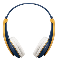 JVC Bluetooth hoofdtelefoon HA-KD10W voor kinderen geel/blauw-Vooraanzicht