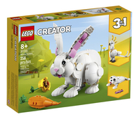 LEGO Creator 3 en 1 31133 Le lapin blanc