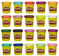 Play-Doh 20 potjes boetseerklei Super color pack-Vooraanzicht