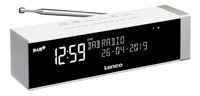 Lenco wekkerradio CR-630 wit-Linkerzijde