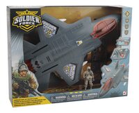 Set de jouets Soldier Force Command Hawk Jet Fighter-Côté gauche