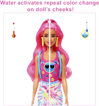 Barbie mannequinpop Color Reveal Neon Tie Die-Afbeelding 2