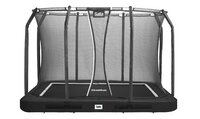 Salta trampoline enterré avec filet de sécurité Premium Ground L 3,05 x Lg 2,14 m noir-Avant