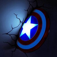 Muurverlichting Marvel Captain America Shield 3D-Artikeldetail