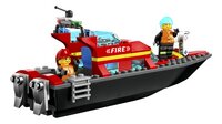 LEGO City 60373 Reddingsboot Brand-Achteraanzicht