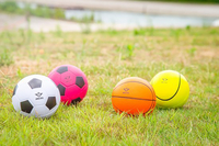 Ballon de football en mousse souple fuchsia-Image 1