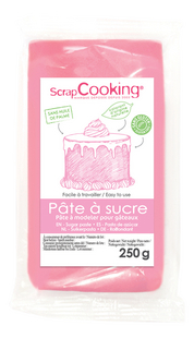 ScrapCooking suikerpasta 250 g - roze