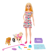Mattel Set de jeu Barbie Walk and Wheel Pet-Avant