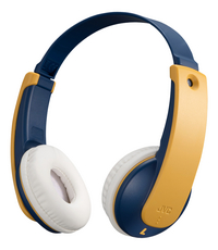 JVC Bluetooth hoofdtelefoon HA-KD10W voor kinderen geel/blauw-Rechterzijde