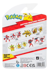 Figurine articulée Pokémon Battle Feature Series 13 Élekable-Arrière