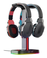 Subsonic Multi Dual headset stand houder RGB led-Vooraanzicht