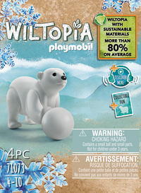 PLAYMOBIL Wiltopia 71073 Bébé ours polaire-Image 2
