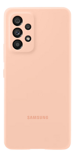 Samsung cover Silicone voor Galaxy A53 5G Awesome Peach-Achteraanzicht