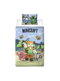 Minecraft Dekbedovertrek Alex 140x200