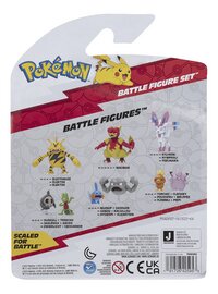 Figurine Pokémon Battle Figure Set Series 13 Mystherbe + Noctali + Ouisicram-Arrière