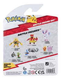 Figuur Pokémon Battle Figure Set Wave 13 - Piplup + Electabuzz + Vulpix-Achteraanzicht