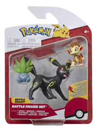 Figurine Pokémon Battle Figure Set Series 13 Mystherbe + Noctali + Ouisicram