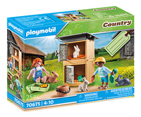 PLAYMOBIL Country 70675 Set cadeau Enfants et lapins