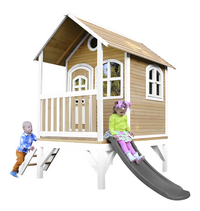 AXI houten speelhuisje Tom met grijze glijbaan-Artikeldetail