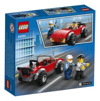 LEGO City 60392 Achtervolging auto op politiemotor-Achteraanzicht