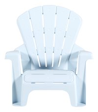 Chaise de jardin pour enfants Lounge bleu pastel-Avant