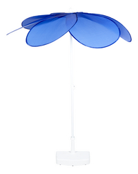 Parasol Bloemblaadjes Ø 172 cm blauw-Vooraanzicht