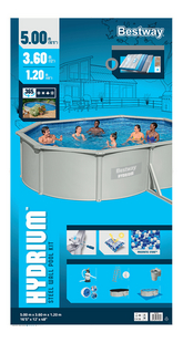 Bestway zwembad Hydrium L 5 x B 3,6 x H 1,2 m-Vooraanzicht
