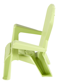 Chaise de jardin pour enfants Lounge vert pastel-Côté droit