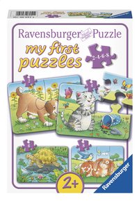 Ravensburger puzzel 4-in-1 My First Puzzles Schattige Huisdieren