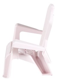Chaise de jardin pour enfants Lounge rose pastel-Côté droit