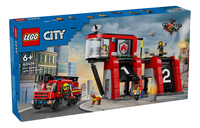 LEGO City Brandweerkazerne en brandweerauto 60414