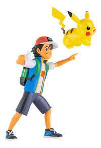 Figurine articulée Pokémon Battle Feature Wave 12 - Sacha et Pikachu-Détail de l'article