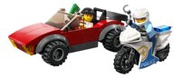 LEGO City 60392 Achtervolging auto op politiemotor-Vooraanzicht