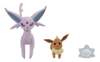 Figurine Pokémon Battle Figure Set Series 13 Évoli + Mentali + Frissonille-Avant