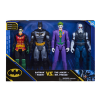 Spin Master Set Batman & Robin vs. The Joker & Mr. Freeze