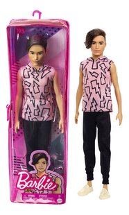 Barbie mannequinpop Fashionistas Slim 193 - Ken Pink Hoodie and Rooted Hair-Artikeldetail
