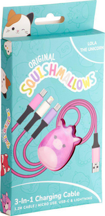Kabel 3en1 Squishmallows Lola