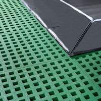 EXIT trampoline de sport Dynamic Groundlevel avec dalles de sécurité Freezone L 5,19 x Lg 3,05 m-Détail de l'article