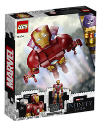 LEGO Marvel Avengers 76206 Iron Man figuur-Achteraanzicht