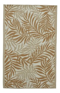 Decoris tapis d'extérieur imprimé palmier L 180 x Lg 120 cm brun
