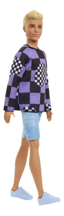 Barbie mannequinpop Fashionistas Original 191 Ken - Checkers-Linkerzijde