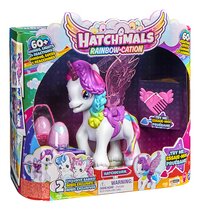 Hatchimals Rainbow-Cation interactieve unicorn Hatchicorn-Linkerzijde