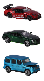 Majorette auto Super Metallic 3-pack Nissan/Bentley/Mercedes