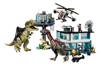 LEGO Jurassic World 76949 Giganotosaurus & Therizinosaurus aanval-Vooraanzicht