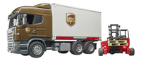 Bruder vrachtwagen Scania UPS + heftruck-Artikeldetail