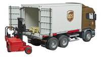 Bruder vrachtwagen Scania UPS + heftruck-Artikeldetail