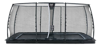 EXIT trampoline enterré avec filet de sécurité Dynamic Groundlevel L 4,27 x Lg 2,44 m